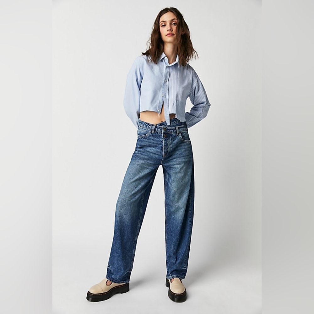 Free People Crossroads jeans size 30 - medium blue